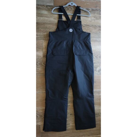 Lands' End Women's Sz M Black Expedition Waterproof Insulated Snow Bibs - Picture 2 of 16